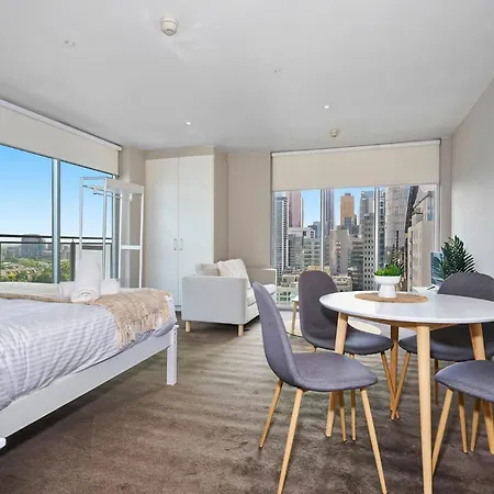 Sleek And Stylish Studio Apartment On Spencer Melbourne Exterior photo